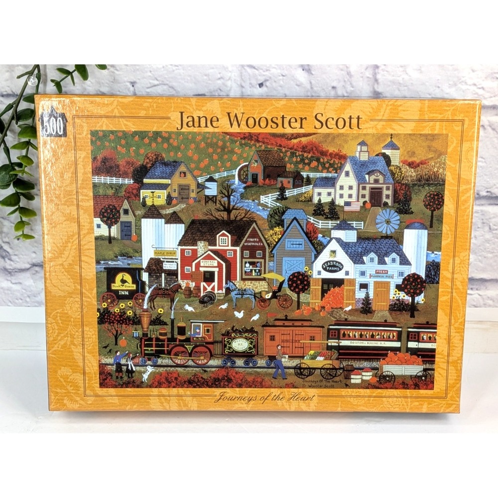 JOURNEYS OF THE HEART🇺🇸Collector Jane Wooster Scott Jigsaw Puzzle 500pc 20x16